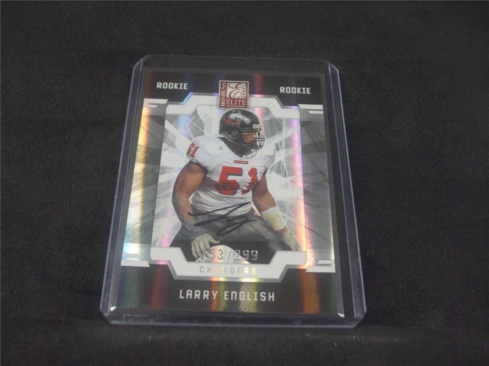 2009 Donruss Elite Larry English Rookie Auto #/299!! - Image 1 of 1