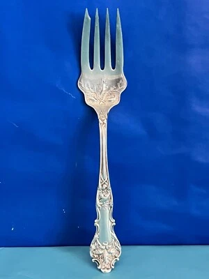 Tenedor para servir carne fría 1847 Rogers Bros Charter roble bellota 1906 plateado 8,5" Foto 1 de 4