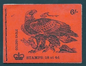 Sg QP54 6/- Golden Eagle GPO Booklet - Missing phosphor - unmounted mint - Picture 1 of 1