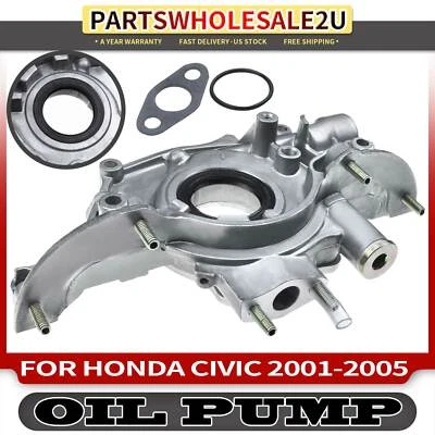 Engine Oil Pump for Honda Civic 2001 2002 2003 2004 2005 D17A1 D17A2 D17A6 D17A7 - Image 1 of 4
