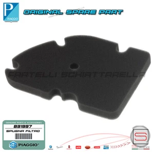 Spugna Filtro Aria Original Piaggio Mp3 XEvo X8 Vespa Gts Peugeot Satelis 831... - Foto 1 di 1