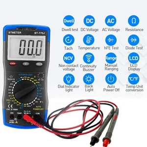 Automotive Multimeter Motor KFZ Analysator Meter Auto Dwell Tacho Test Digital - Bild 1 von 11
