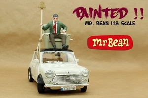 Mr Bean for MINI COOPERA Set 1/18 NEW Hand Painted Mr. Bean - Picture 1 of 8
