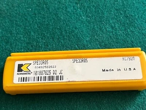 Set of 5 Kennametal Carbide Inserts SPE33R05 Grade KC792M USA - Picture 1 of 4