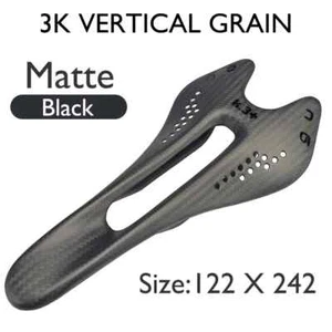 Carbon  MTB/Mountain Bike Front Seat Cushion 242*122mm for Gravel Road Bike - Picture 1 of 43