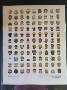 NEW 2017 Hallmark Star Wars Celebration Orlando Itty Bittys Poster 16x20 LE275 - Picture 1 of 1