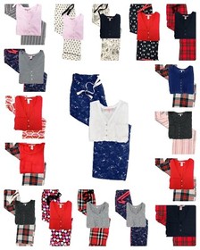 Victoria's Secret Flannel Henley Lounger Pajama Sleep Set New