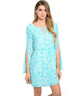 On Trend For Less Womens Woven Long Sleeve Dress