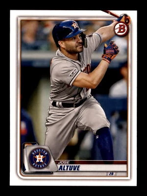 2020 Bowman #88 Jose Altuve Houston Astros - Image 1 of 2