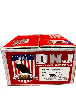 Juego de pistones P805.20 DNJ para VW Volkswagen Eos Tiguan CC GTI Audi A4 Quattro A6 Foto 1 de 4