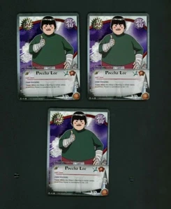 Poccha Lee 351 Thin Disguise x3 Naruto Lineage of Legends - Picture 1 of 2