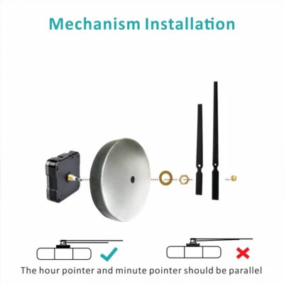 Large Wall Clock 3D DIY Quartz Clocks Watches Acrylic Mirror Stickers Decor - Image 1 of 4