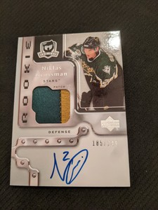 2006-07 UPPER DECK UD THE CUP NIKLAS GROSSMAN #124 #ed 185/249 ROOKIE AUTO PATCH