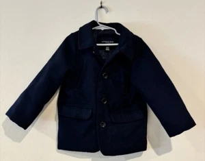 London Fog Black Peacoat Size Medium 5-6 - Picture 1 of 6