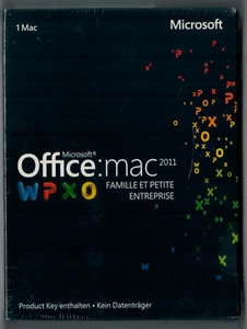 Office Mac Famille et petite entreprise2013 - Licence 1 Mac (carte d'activation) - Photo 1/1
