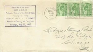 FDR ABRE SIGLO DE PROGRESO 1933 - Imagen 1 de 2
