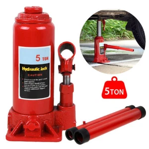 5T Heavy Duty Truck Caravan Car Van Boat Hydraulic Lifting Ram Bottle Jack UK. - Picture 1 of 10