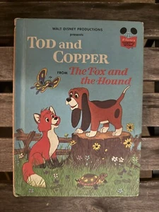 1981 Walt Disney presents Tod and Copper from The Fox and the Hound Book Club - Picture 1 of 2