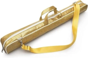 Twirling and Marching Baton Bag/Case -with Shoulder Strap, Travel Outdoors- Gold - Picture 1 of 5