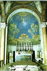 Jerusalem, The Basilica of Agony Postcard - Picture 1 of 2