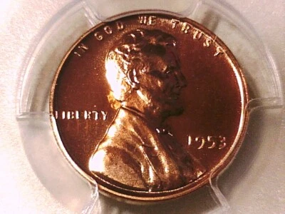1953 P Lincoln Wheat Cent PCGS PR 68 RD 33484488 - Image 1 of 3