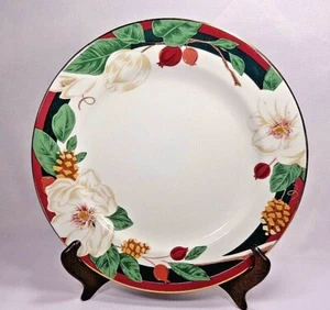 Zwei Tienshan Fine China 10" Speiseteller, "Magnolia" Muster, wenig gebrauchter Zustand - Bild 1 von 8