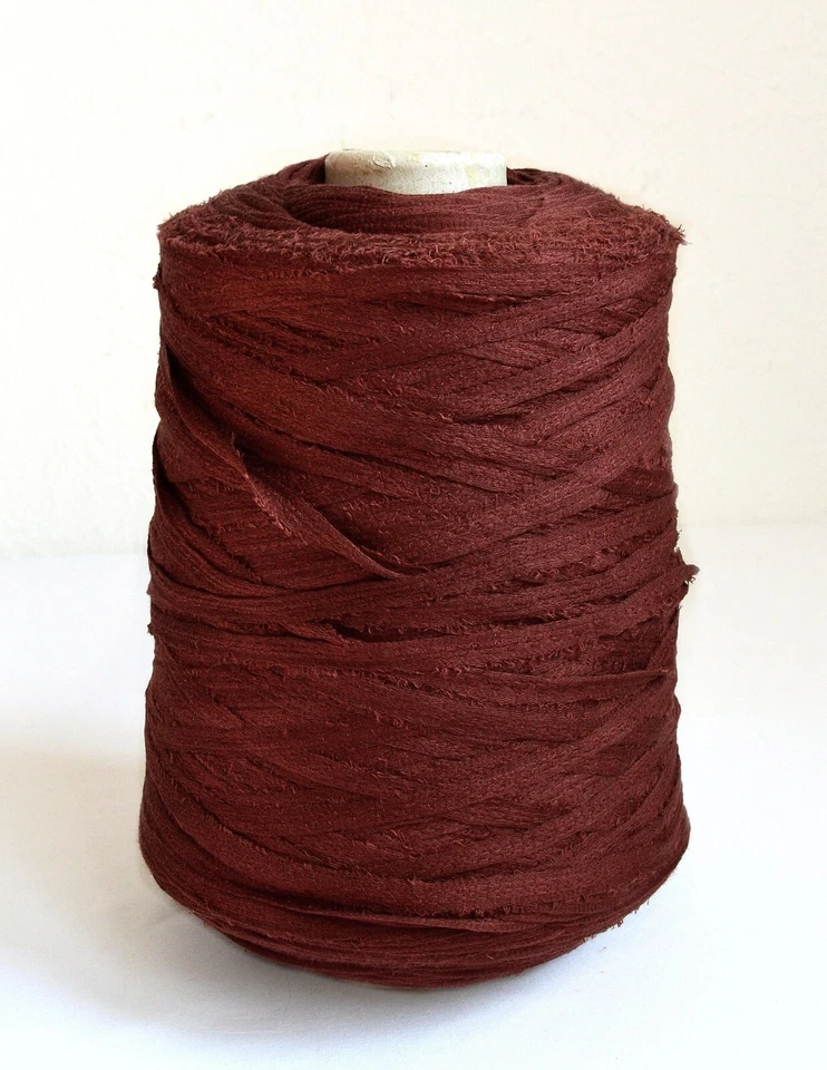 Italian 100% Cotton Ribbon Knitting Yarns, 10.6 oz / 300 grams Balls or Cone - Image 1 of 1