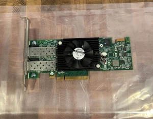 Dell Emulex 16Gb Dual Port SFP+ PCIe Network Adapter Low Profile  06VK2R - Picture 1 of 5