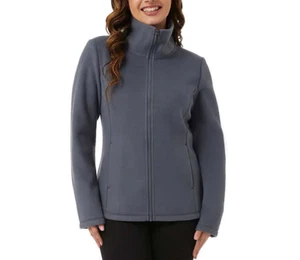 NWoT 32 Degrees Heat Women's Brushed Faux-Wool Jacket Blue Size XL $90 Z871 - Picture 1 of 5