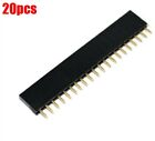 20Pcs 20Pin 1X20 Female Socket Connector 2.54Mm Pitch Single Row New Ic Kn