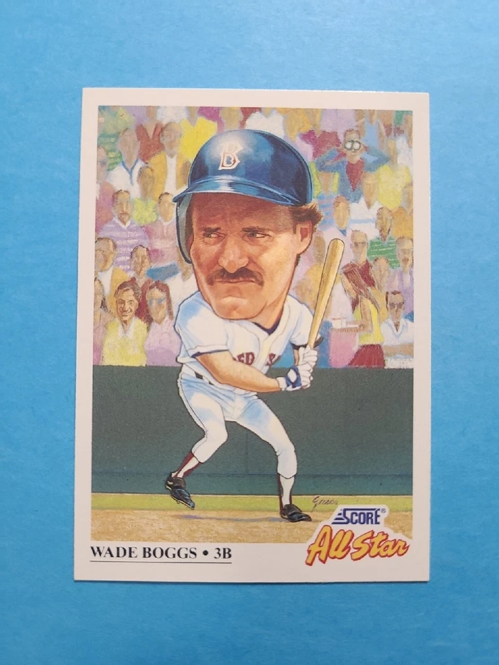 WADE BOGGS 1991 SCORE BASEBALL CARD # 393 G6945 - Image 1 of 1