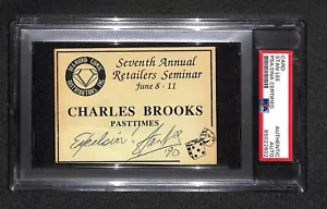 Stan Lee "Excelsior!" inscription Comic Convention Signed Autographed Ticket PSA - Picture 1 of 3