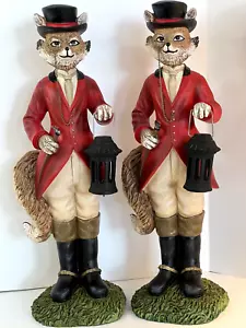 *Vintage* Winterthur Mr. Lord Fox Hunt (2) Englische Bibliothek Statue exklusiv SELTEN - Bild 1 von 17