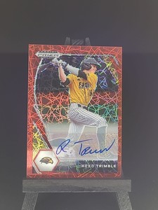 2021 Panini Prizm Draft Picks -Reed Trimble Red Velocity Prizm Autographs...