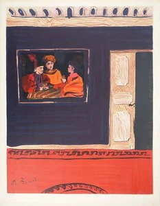 Christian BERARD : Jeu de cartes, Lithographie originale signée - Photo 1/6