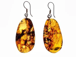AMBER Crystal Earrings - Statement Dangle Earrings, Handmade Jewelry, 48425 - Picture 1 of 7