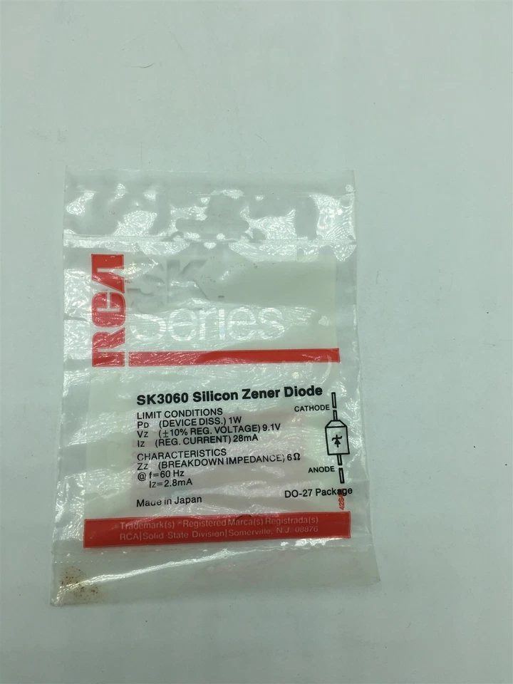 Silicon Zener 二极管 SK3060  — 第 1/1 张图片