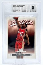 LEBRON JAMES 2003-04 Upper Deck MVP #201 Rookie RC BGS 9 Cavaliers