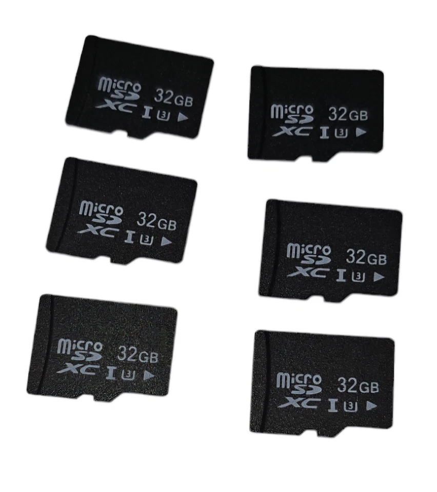 Lotto 6x Micro SD 32GB OEM - Ultra Memoria Micro SD 32 GB XC per videocamere PC - Immagine 1 di 1