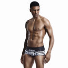 Men's Swimming Underwear Print Fashion Briefs Trunk Boxers Sports Comfy Swimsuit