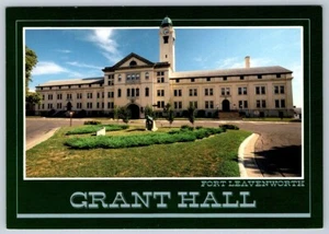 Grant Hall, Fort Leavenworth, Kansas, Chrome Postcard - Picture 1 of 2
