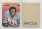 1970 Topps Super Glossy George Webster #26 Rookie Rc