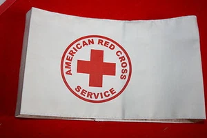 BRAZALETE DE TELA MÉDICA IMPRESA CRUZ ROJA AMERICANA PATRÓN ARCO - Imagen 1 de 1