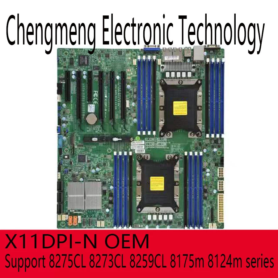 Supermicro x11dpi-n server motherboard supports platinum 8124m 8171m customized  - Image 1 of 1