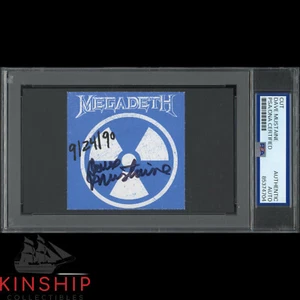 Dave Mustaine signed cut PSA DNA Slabbed Megadeth Auto Rare C4146 - Picture 1 of 1