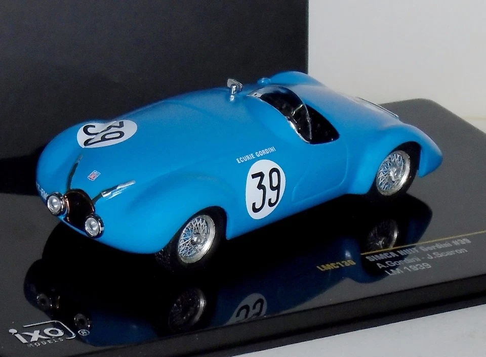 SIMCA HUIT GORDINI #39 GORDINI/SCARON LE MANS 1939 IXO LMC130 1:43 - Image 1 of 1