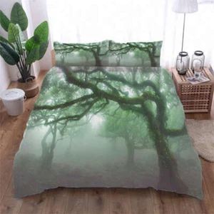 Oil Green Silence 3D Print Duvet Quilt Doona Covers Pillow Case Bedding Sets - Bild 1 von 7