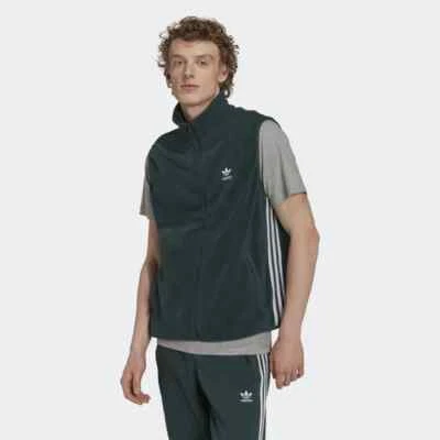 Chaleco Adidas Para Hombre Originales Adicolor 3 Rayas Polar Sin Mangas HK7393 Foto 1 de 4