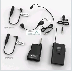 Fifine Technology K037B Wireless Microphone and Headset New Other - Picture 1 of 8