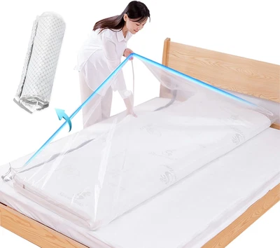 Große Vakuum-Aufbewahrungsbeutel Für Matratzen, Kleidung, Wasserdicht, Verschlie - Bild 1 von 4